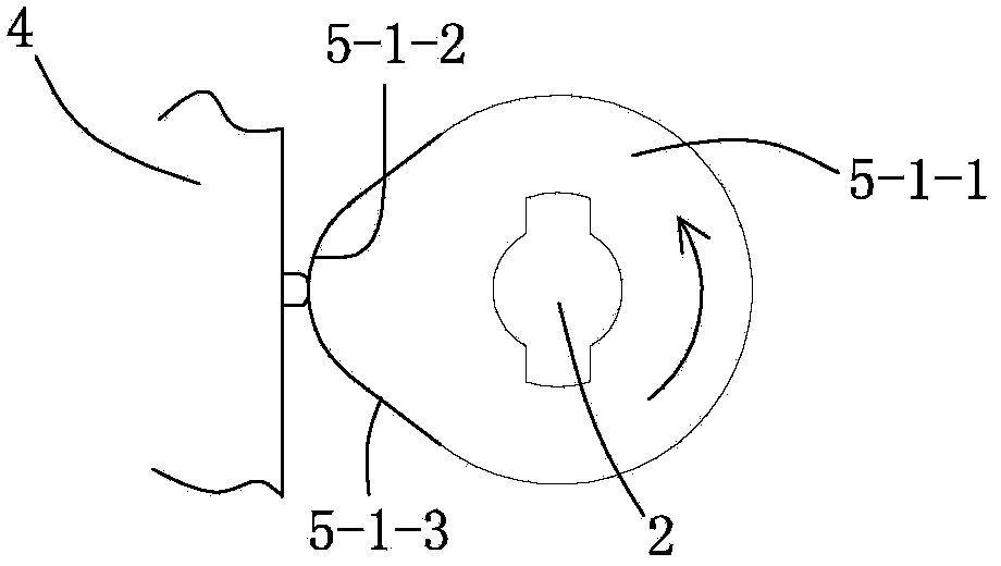 Transmitting device for diaphragm gas meter