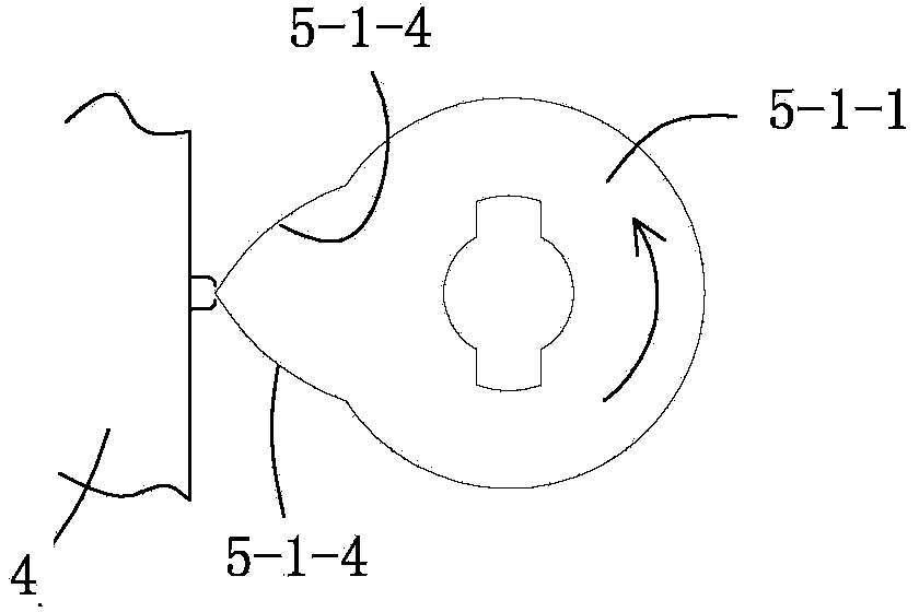 Transmitting device for diaphragm gas meter