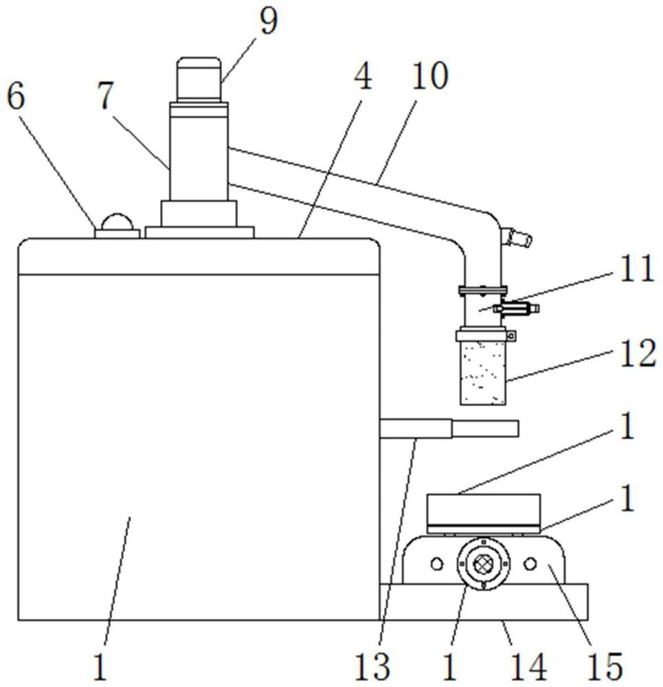 Semi-automatic traditional Chinese medicine fetching device with quantitative proportioning function