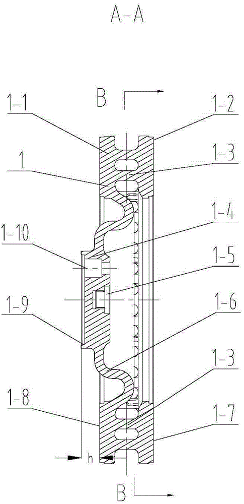 Connecting structure of wheel mounted type brake disc for rail transit vehicle