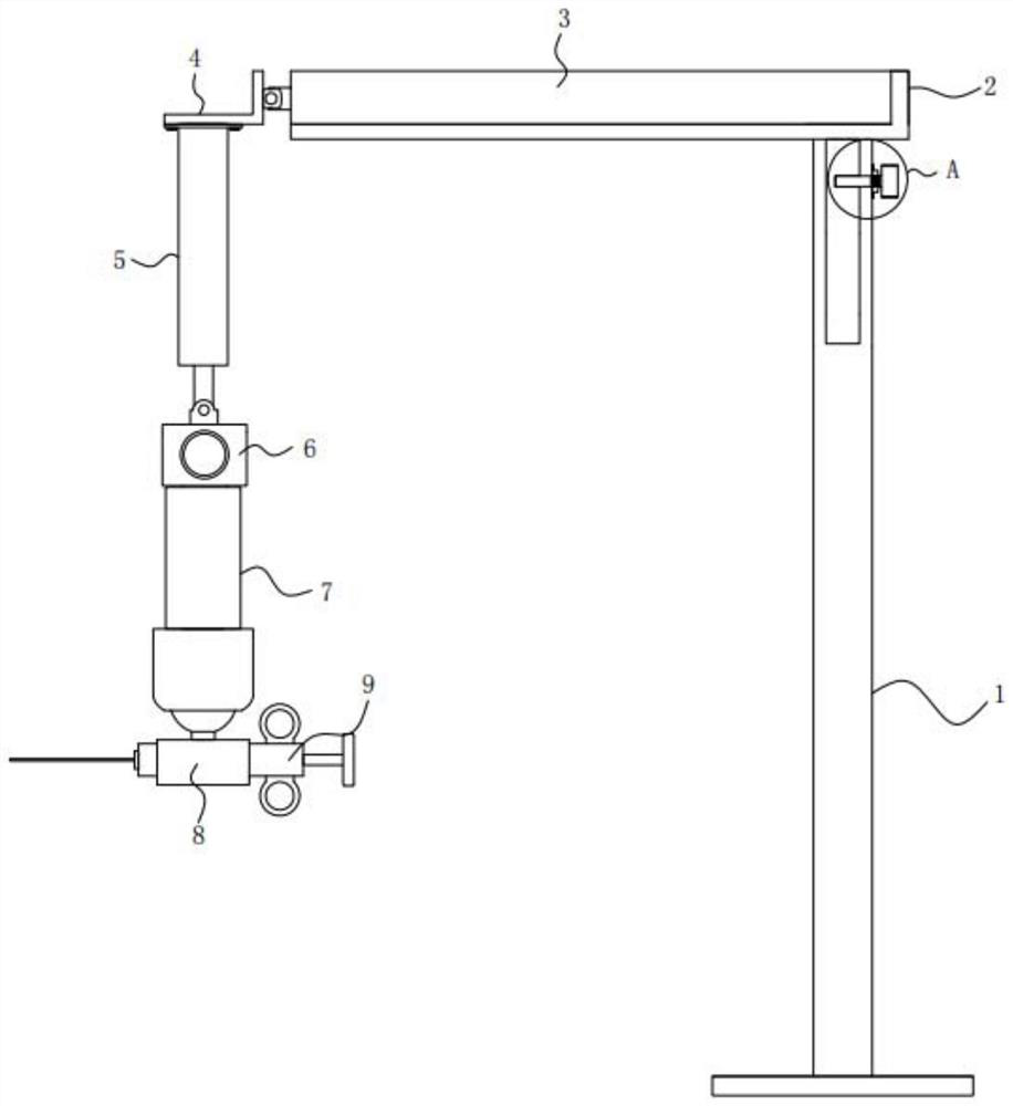 Interventional treatment device for medical bone tumor