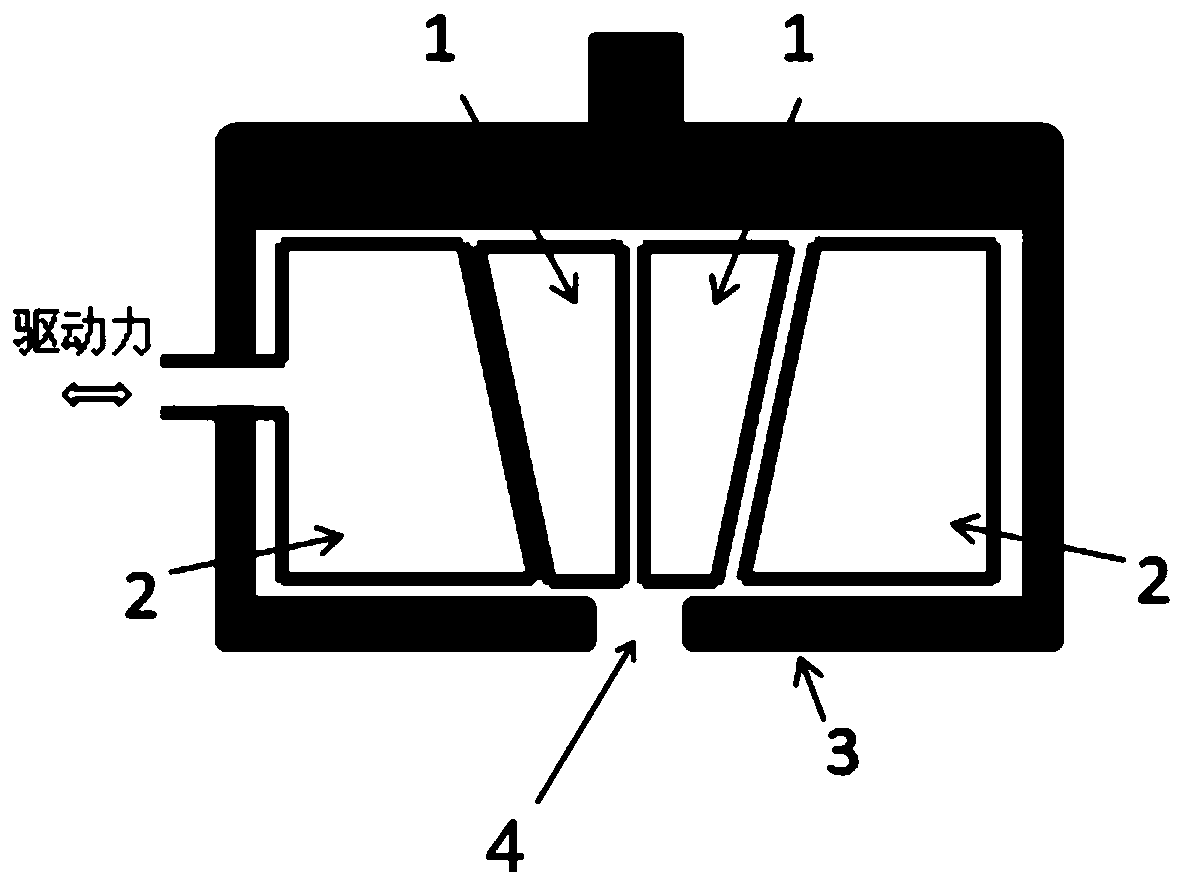 Clamping device for longitudinal arc tensile sample