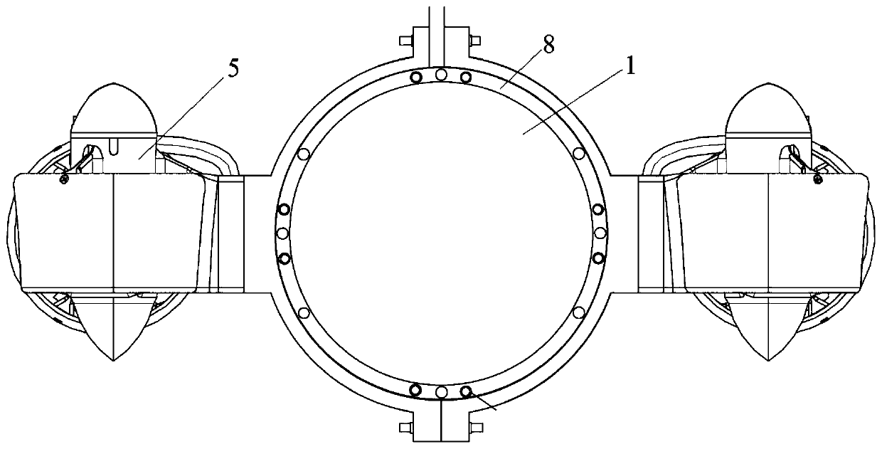 Modular underwater robot and control method