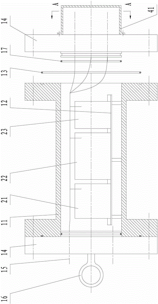 A deep-sea on-site corrosion electrochemical testing device and testing method thereof