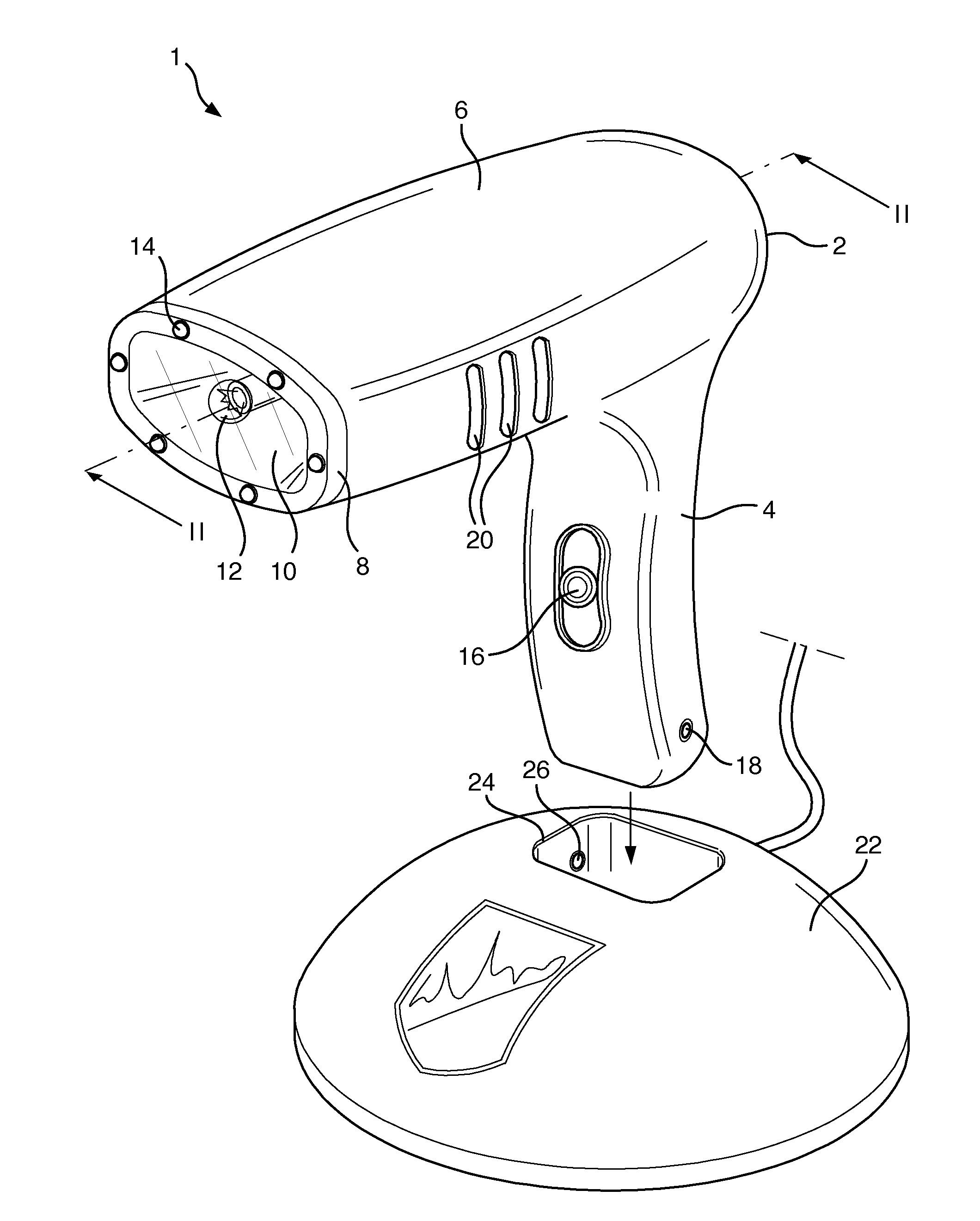 Electromagnetic skin treatment device