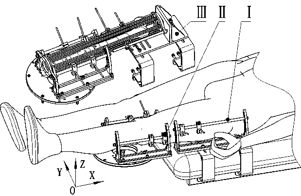 Clamping mechanism for robot-assisted lower limb fracture reduction operation