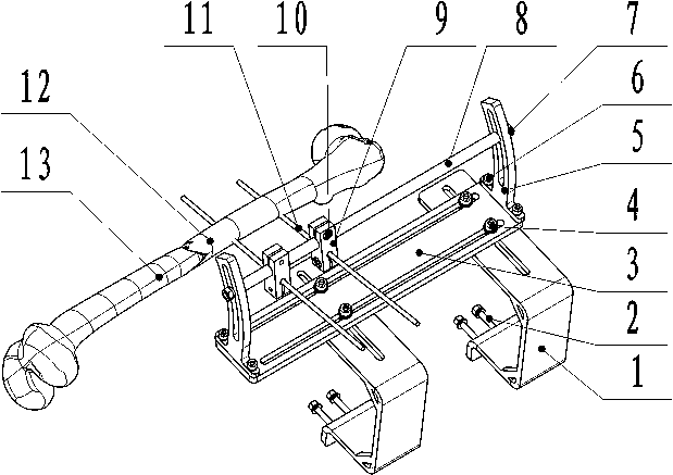 Clamping mechanism for robot-assisted lower limb fracture reduction operation