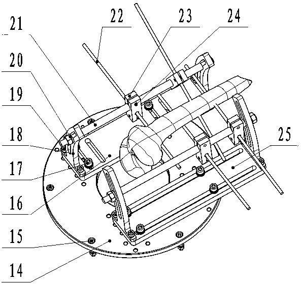 Clamping mechanism for robot-assisted lower limb fracture reduction operation