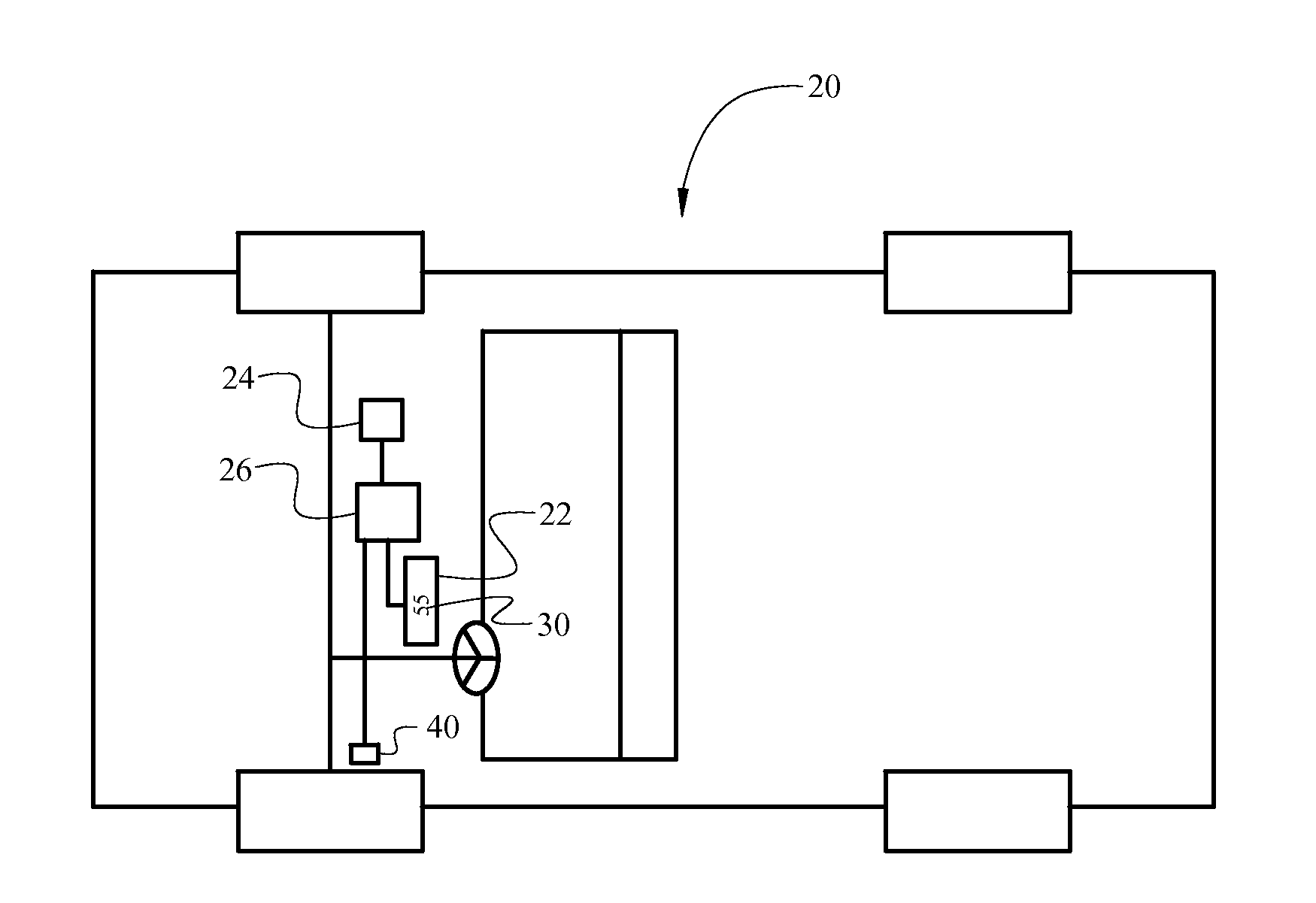 Axial relative speed indicator