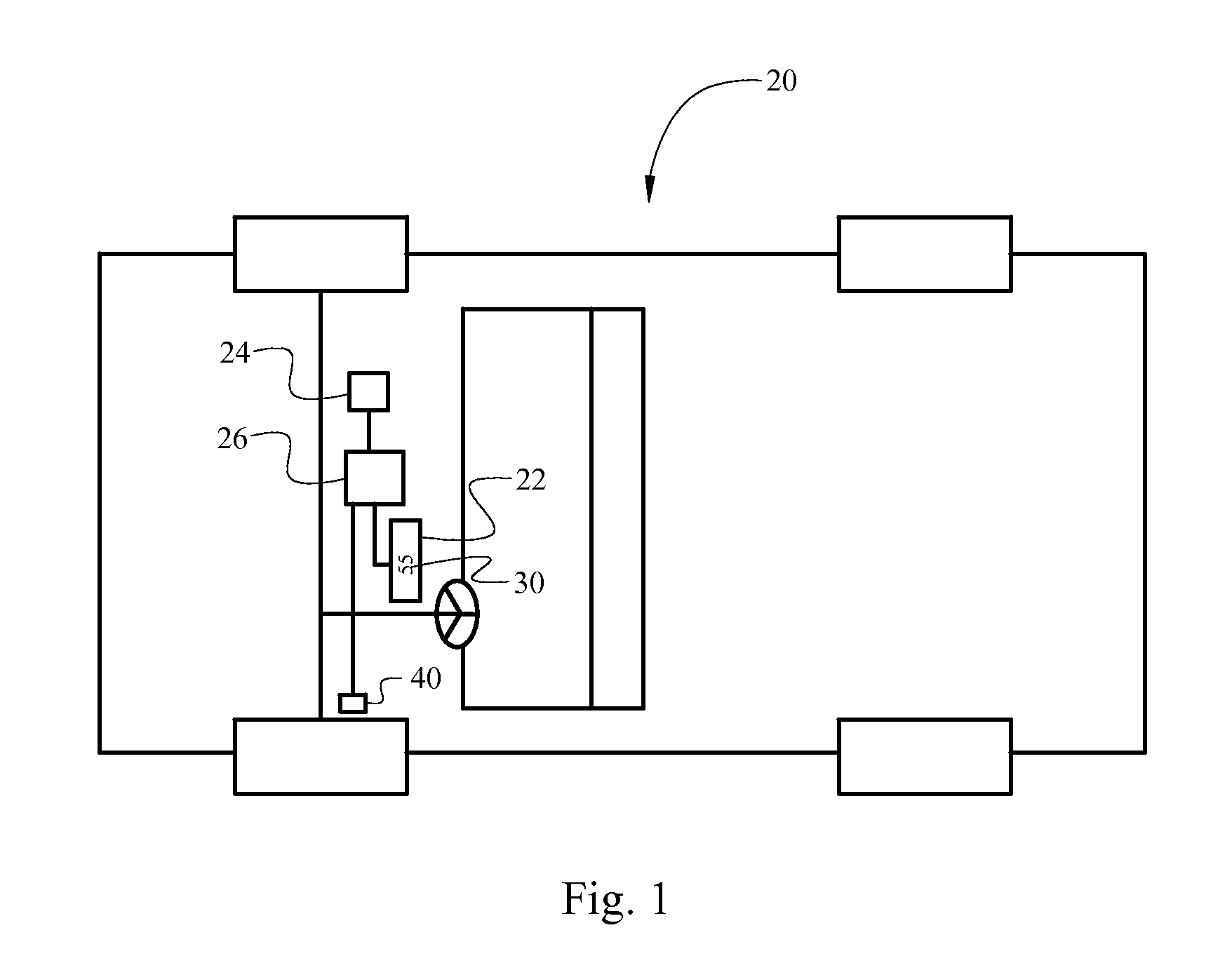 Axial relative speed indicator