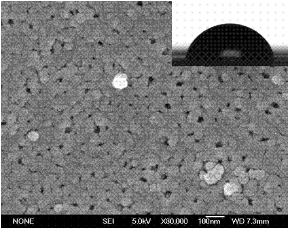 A kind of preparation method of hydrophobic porous separation membrane