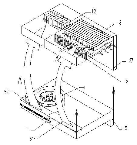 High-enthalpy wind bathing device