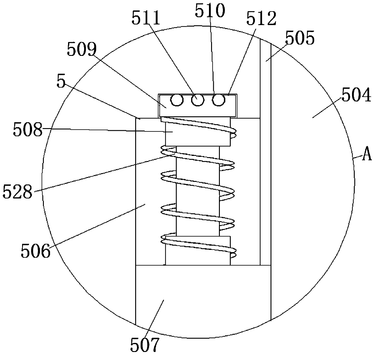 A smoothing device for mechanical parts based on micro-weight adjustment