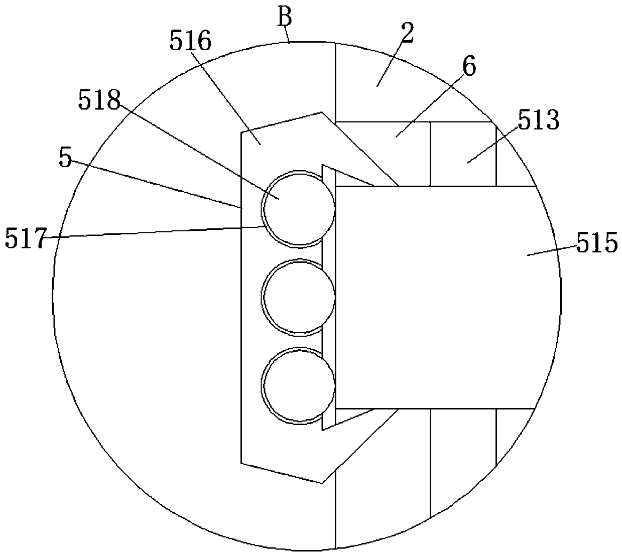 A smoothing device for mechanical parts based on micro-weight adjustment