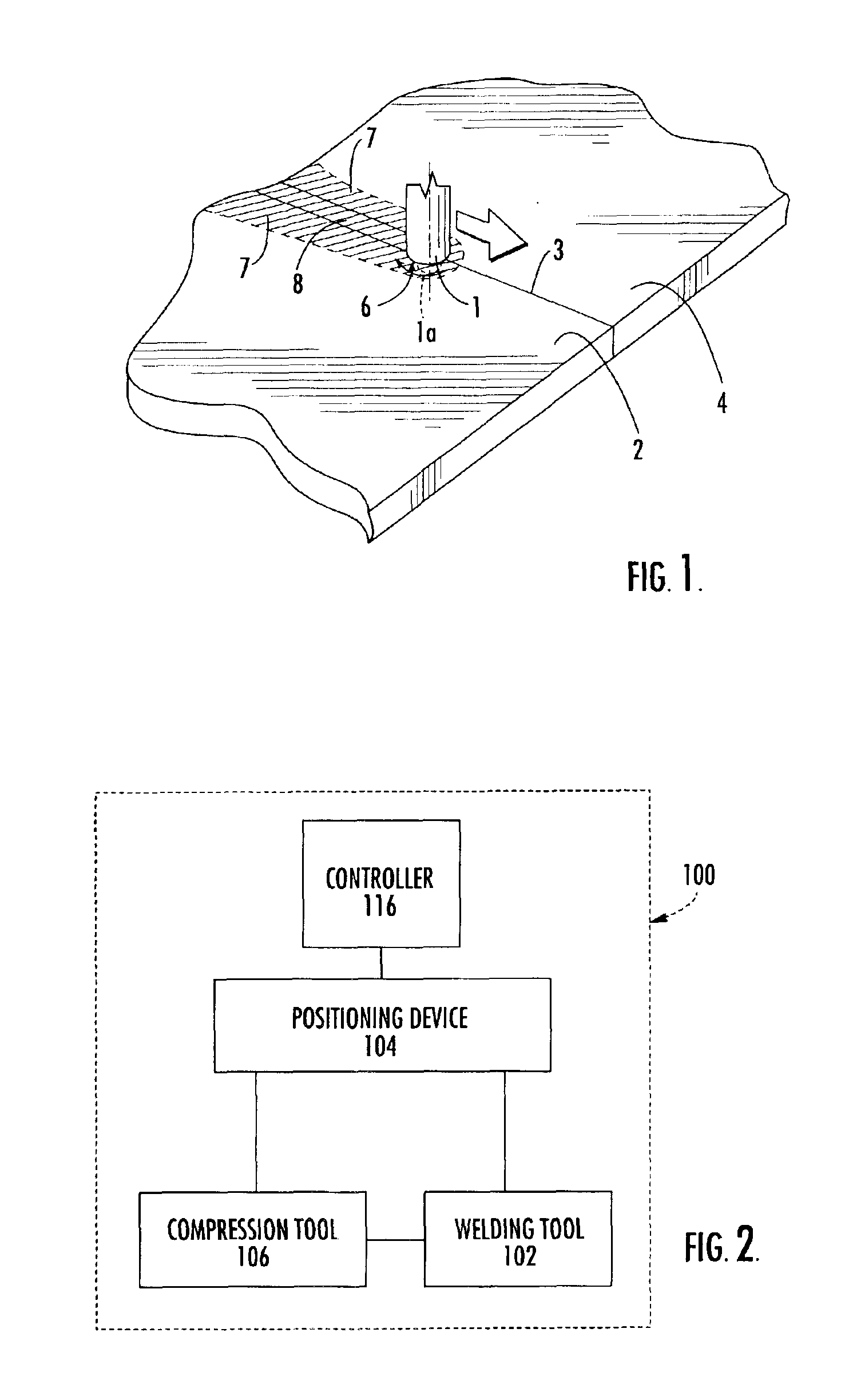 Apparatus and method for forming weld joints having compressive residual stress patterns