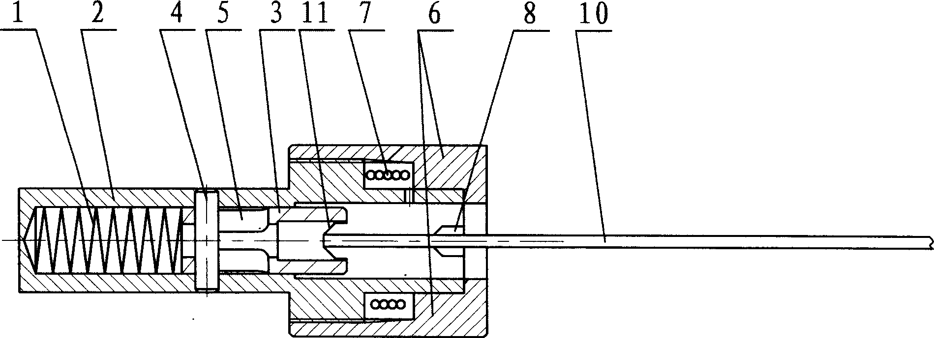 Quick clamping head for electric jig saw