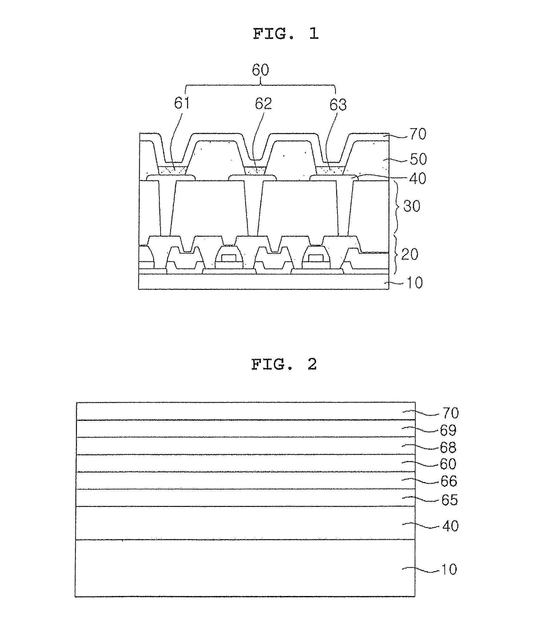 Organic light emitting display device with enhanced emitting property and preparation method thereof