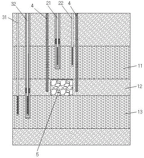 Groundwater control method of composite water bearing structure of deep foundation pit