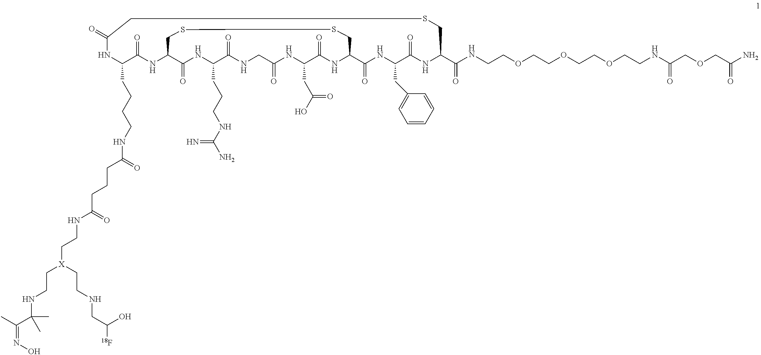 Radiolabelled peptide based compounds and uses thereof