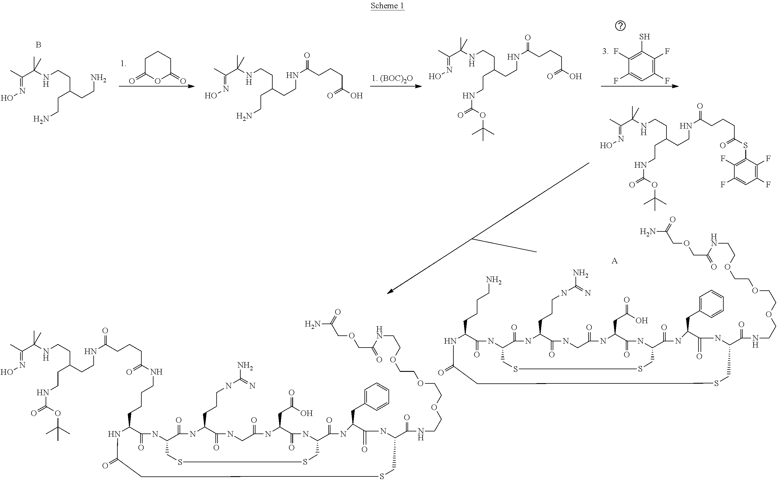 Radiolabelled peptide based compounds and uses thereof