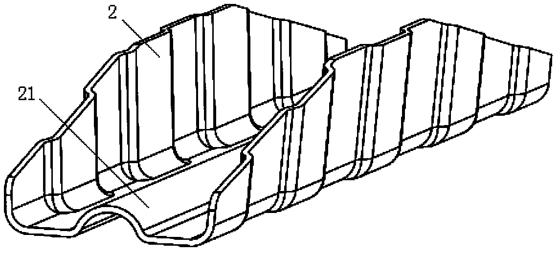 Local reinforcement structure of car auto body stringer