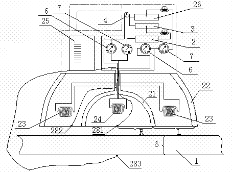 Heat conductivity coefficient quick test device and method of vacuum insulating board