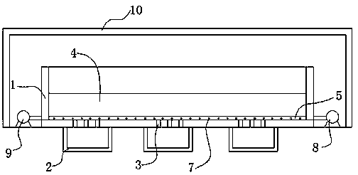 Environment-friendly fermentation bed and preparation method thereof