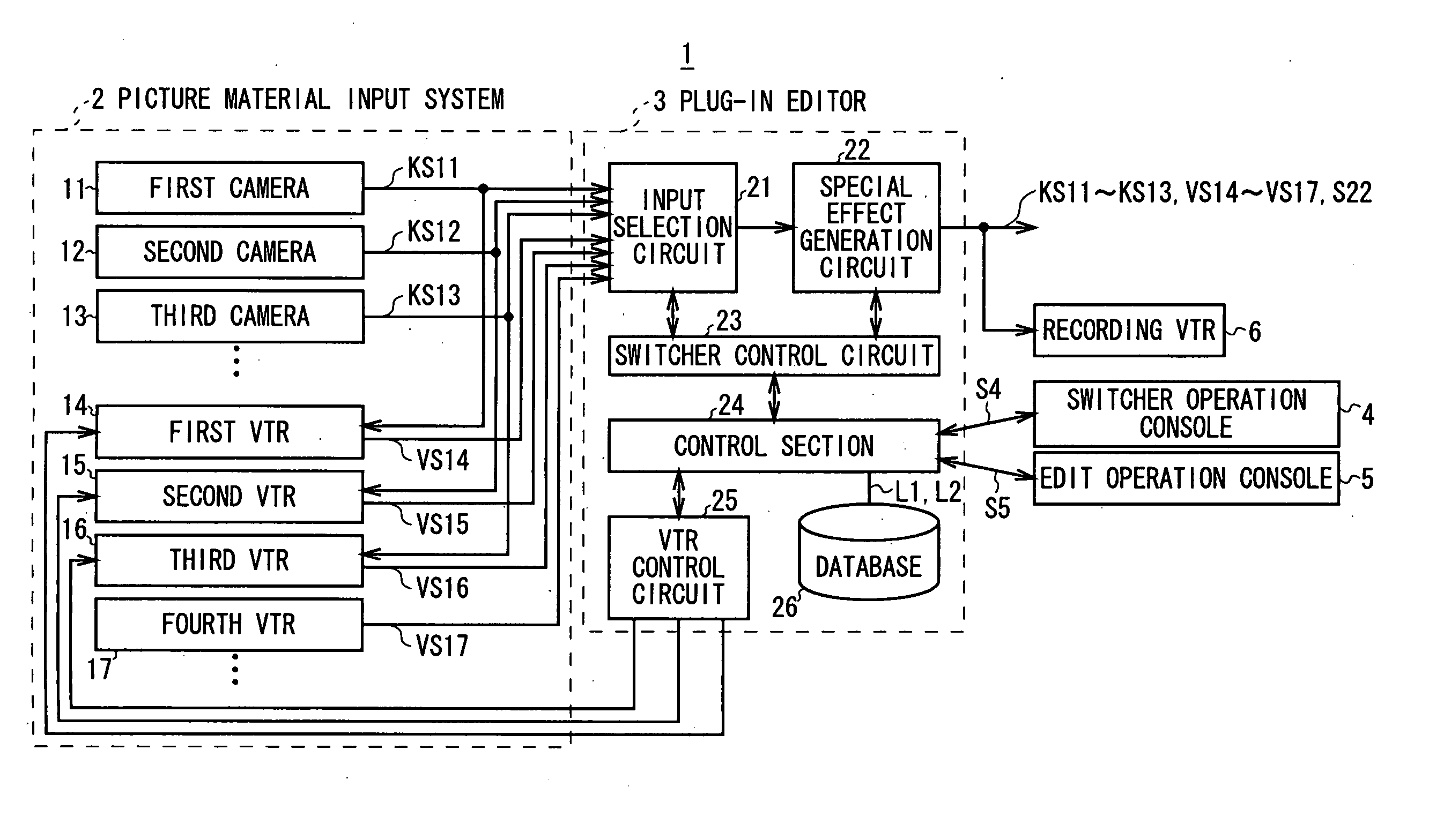 Picture material editing apparatus and picture material editing method