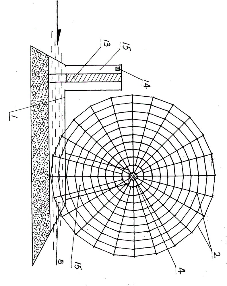 Hydroelectric generator set without water turbine