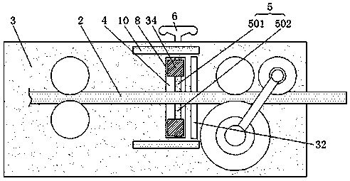 An automatic manufacturing device for copper rod hooks with a cutter