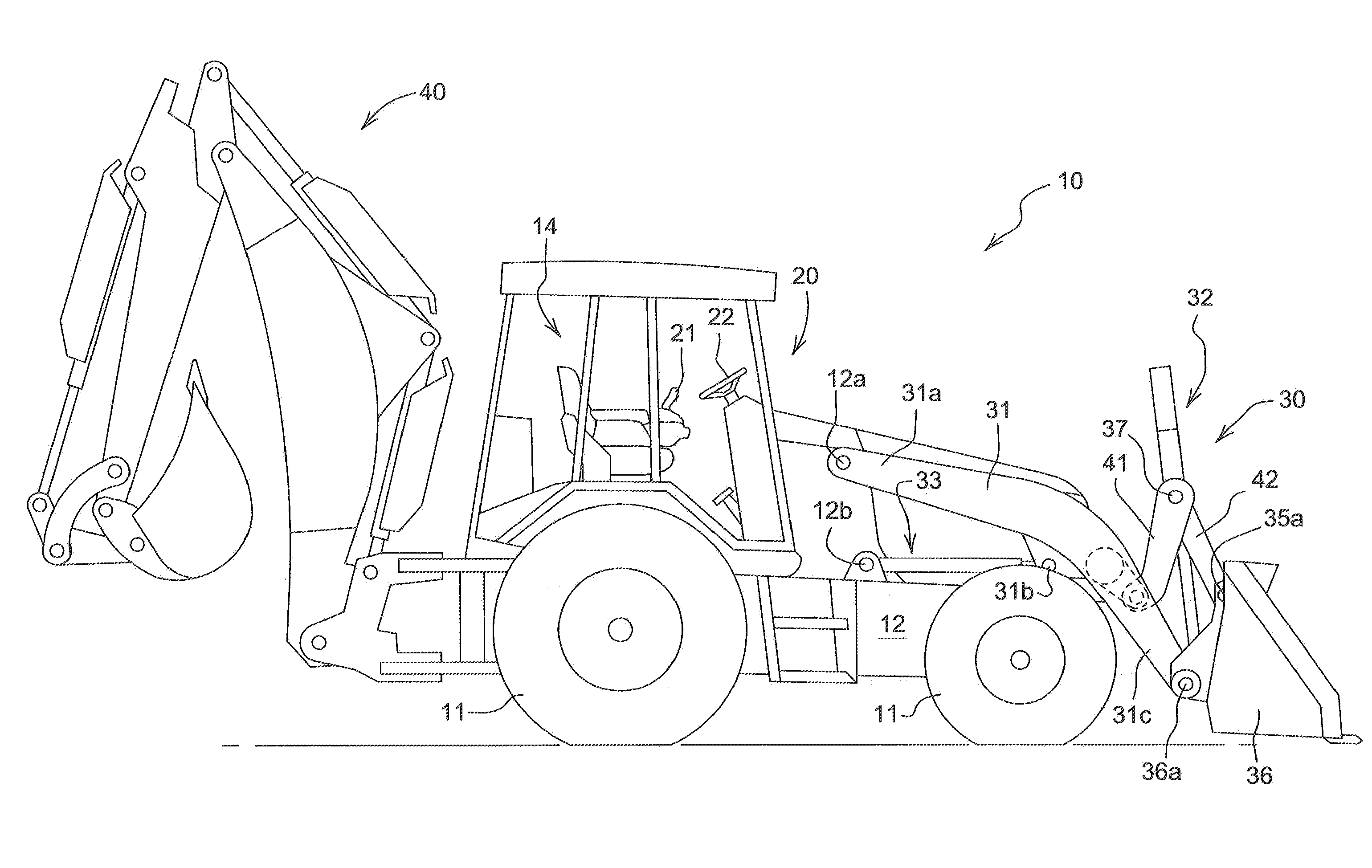 Electronic Parallel Lift And Return To Dig On A Backhoe Loader