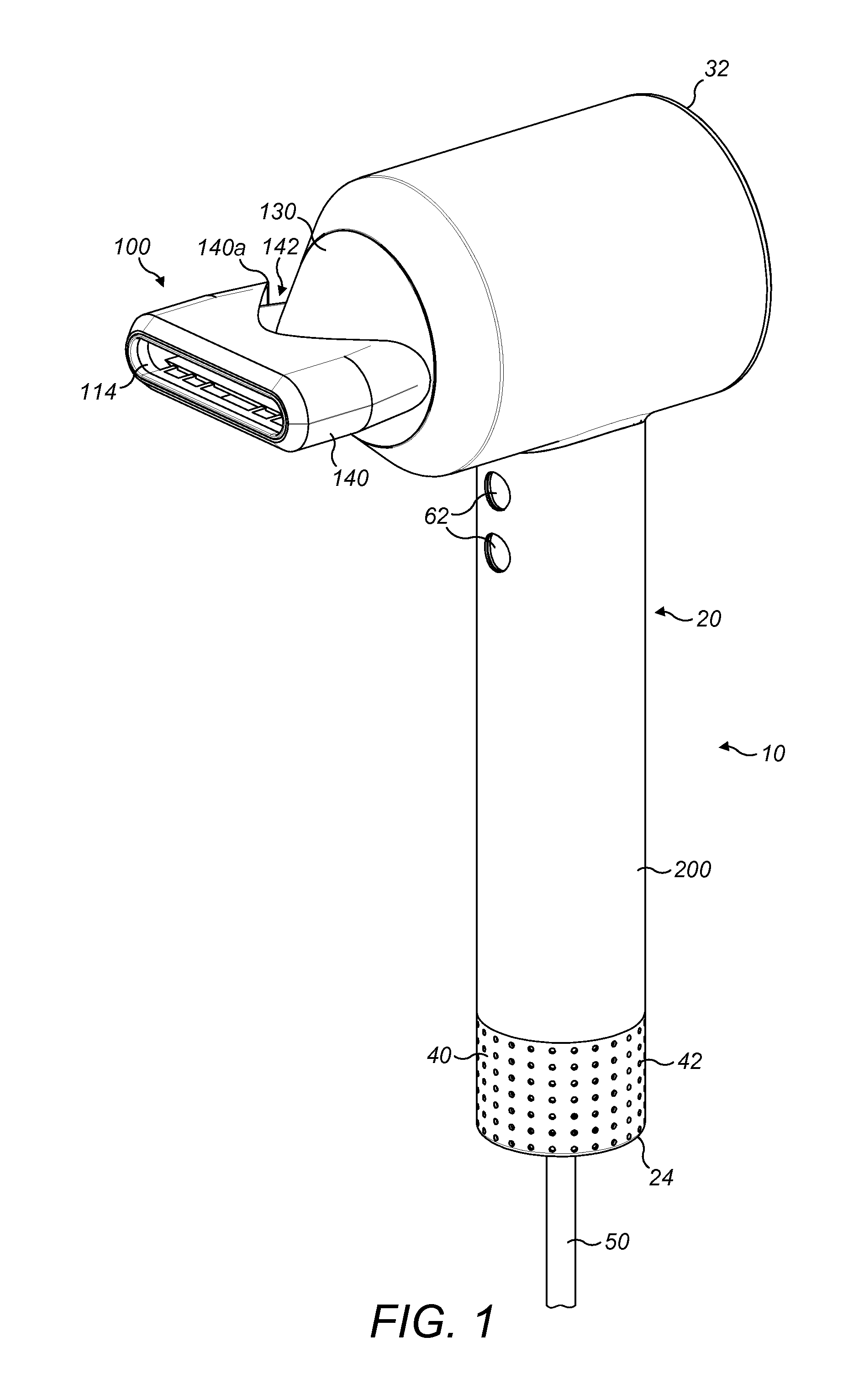 Attachment for a handheld appliance