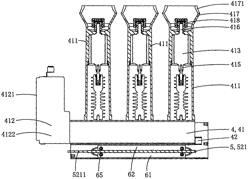 High-voltage switch cabinet