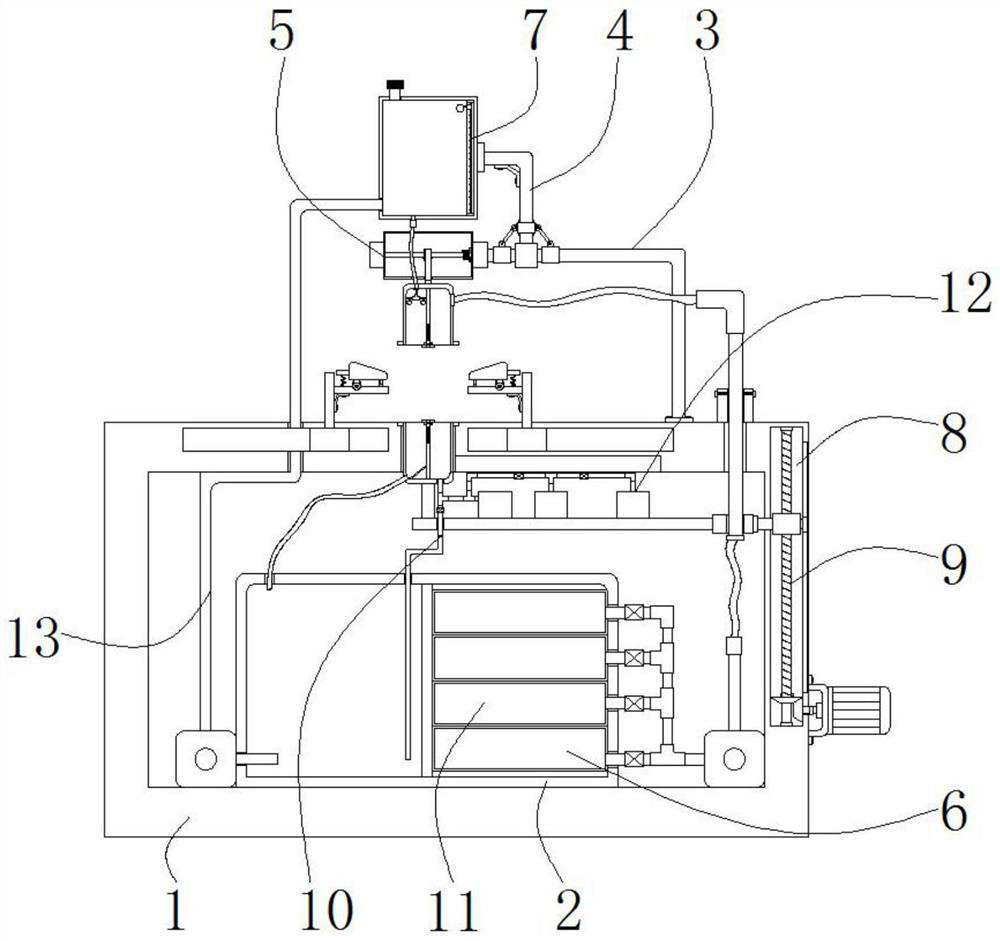 Novel filtering material performance testing device based on mask research and development