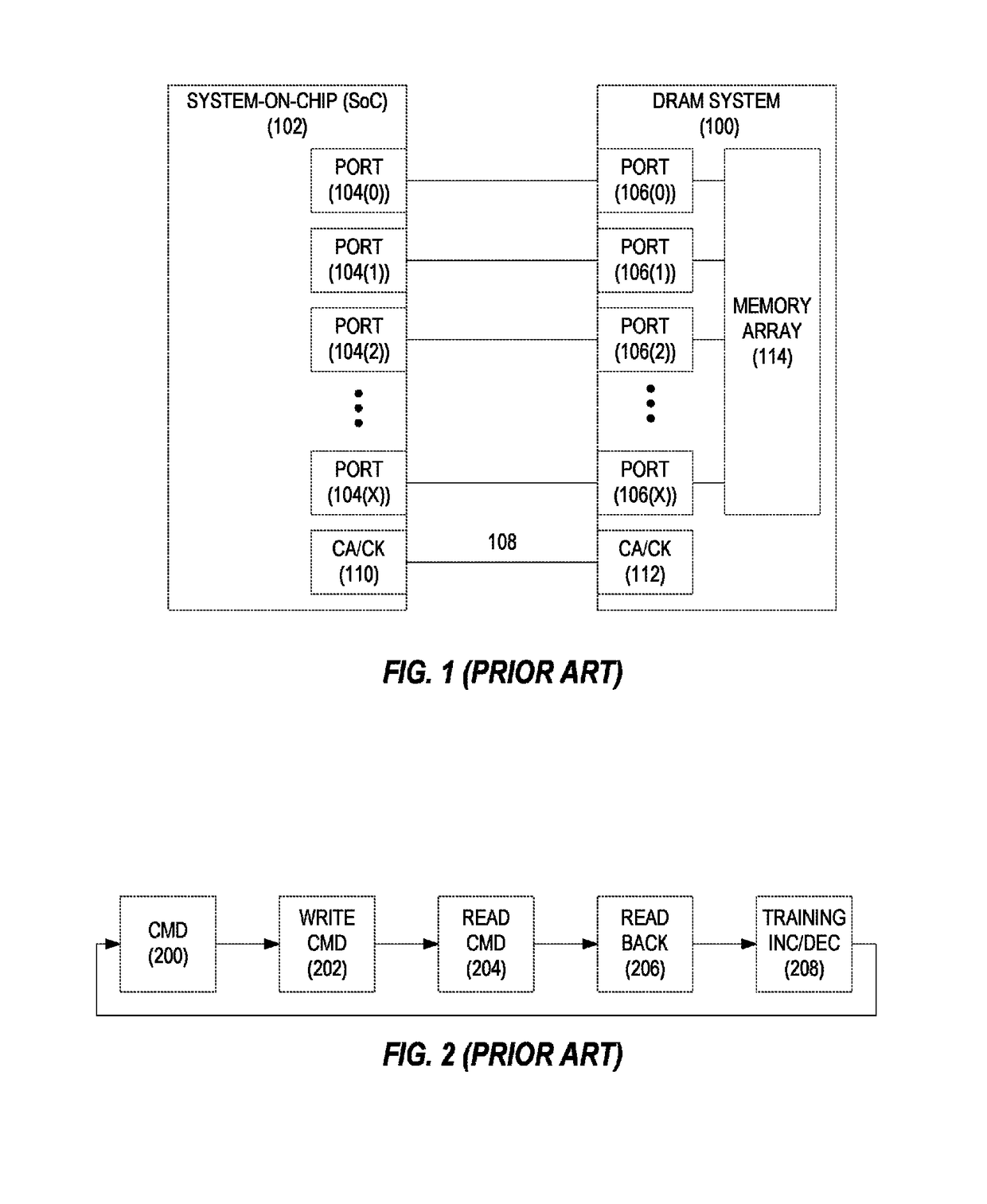 Providing memory training of dynamic random access memory (DRAM) systems using port-to-port loopbacks, and related methods, systems, and apparatuses