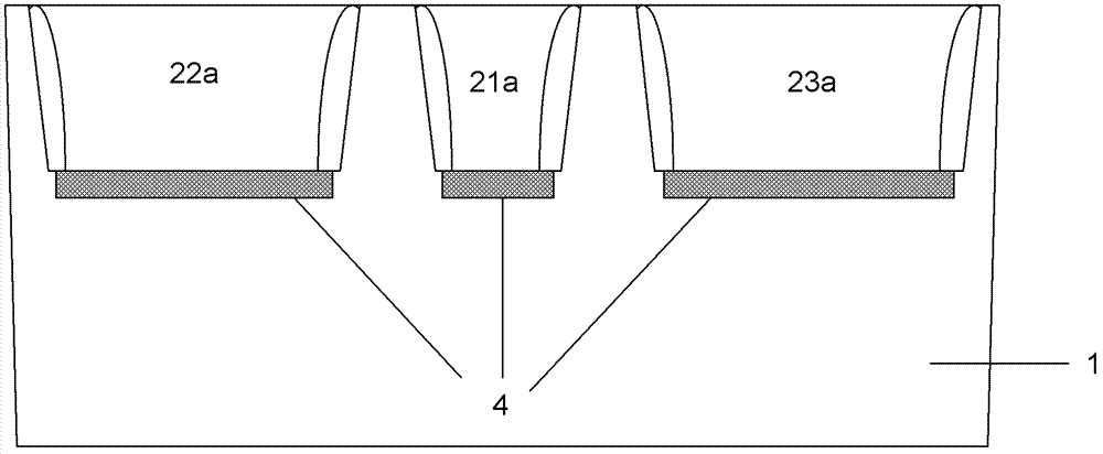Parasitic transversal NPN component and manufacturing method