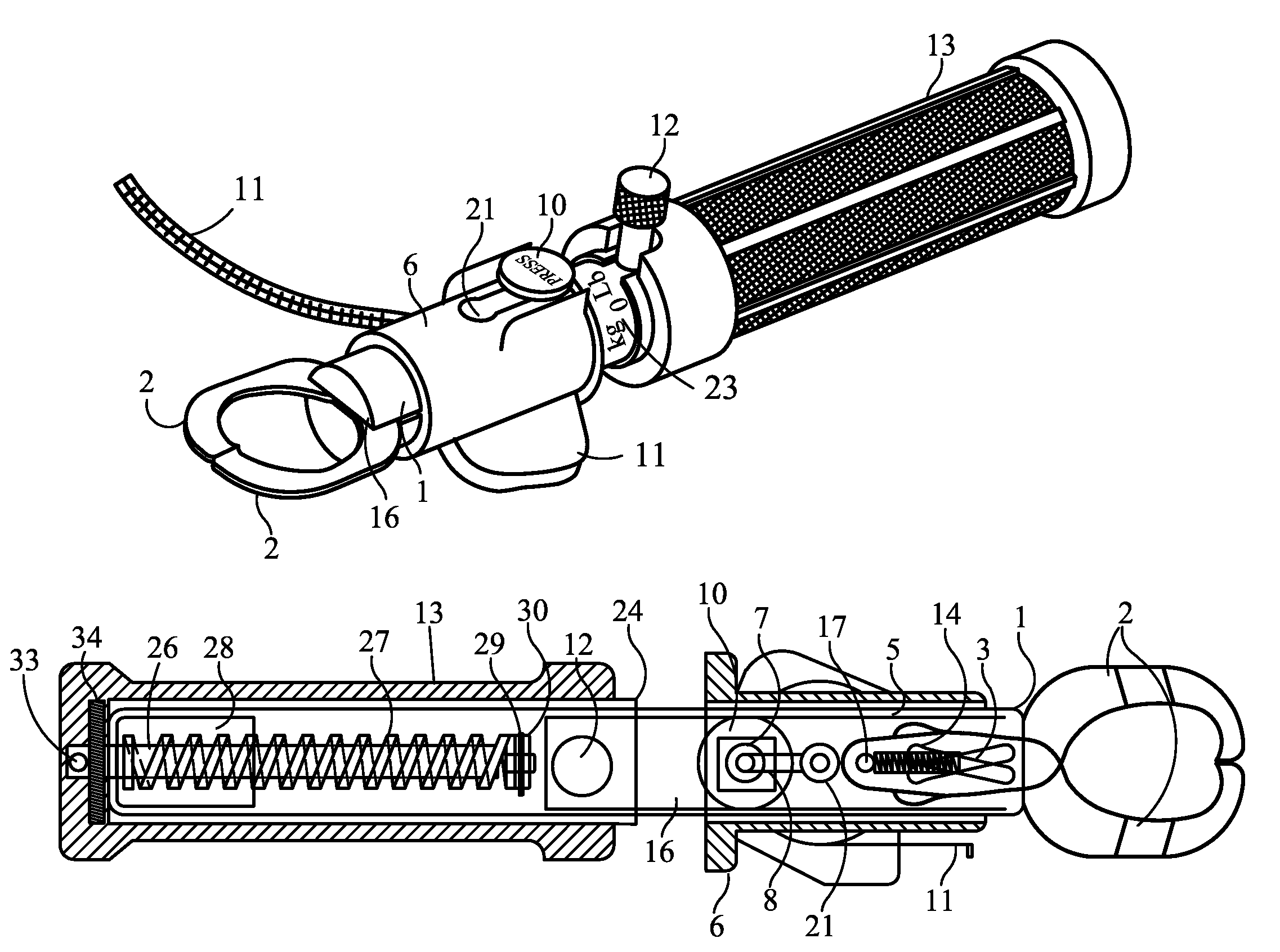 Flash landing and control device