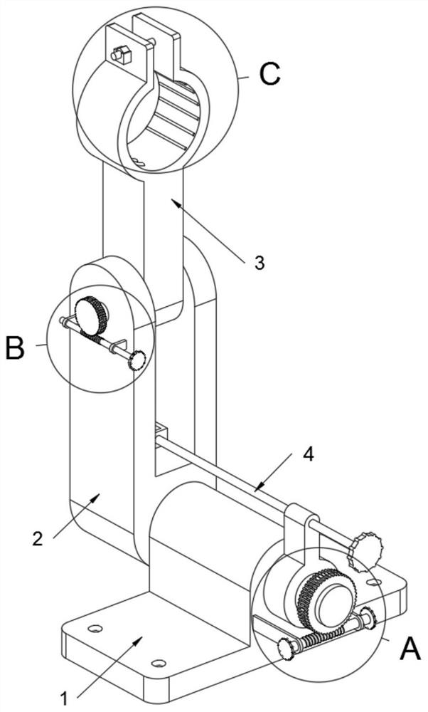 Multidirectional rotary connecting structure based on machinery