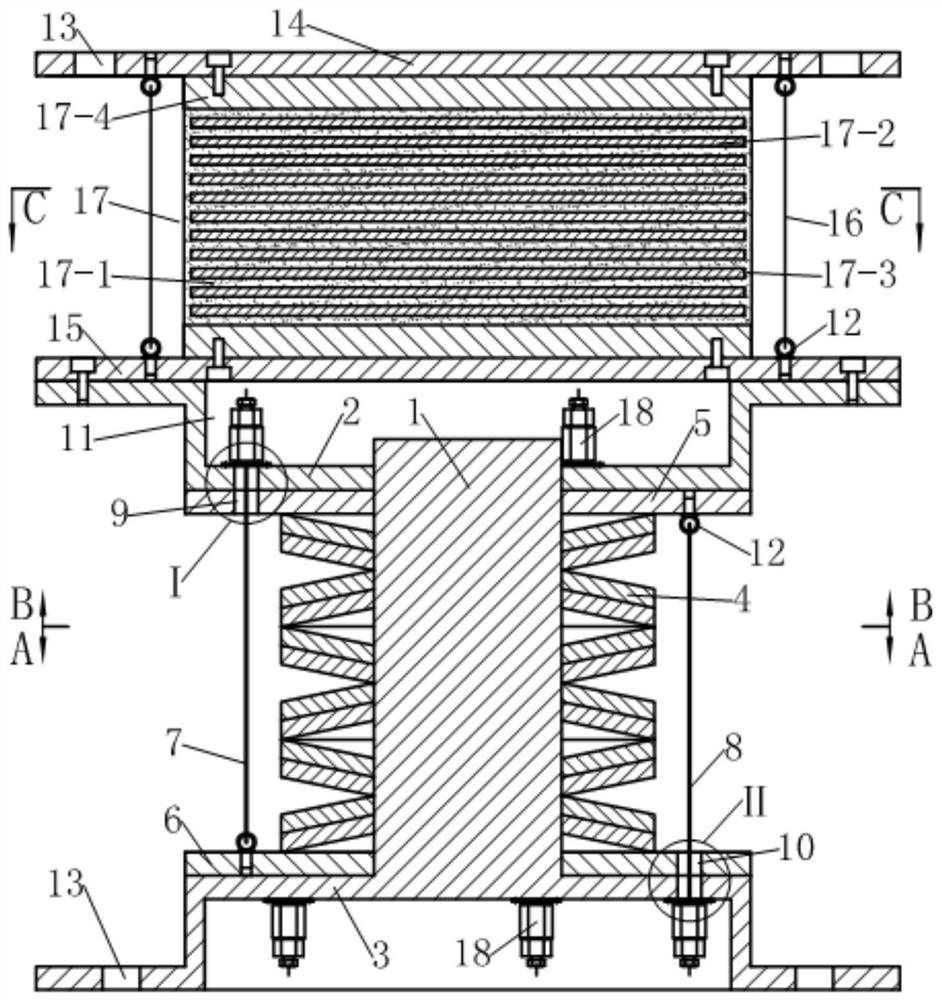 A three-dimensional seismic isolation device capable of adjusting vertical early stiffness