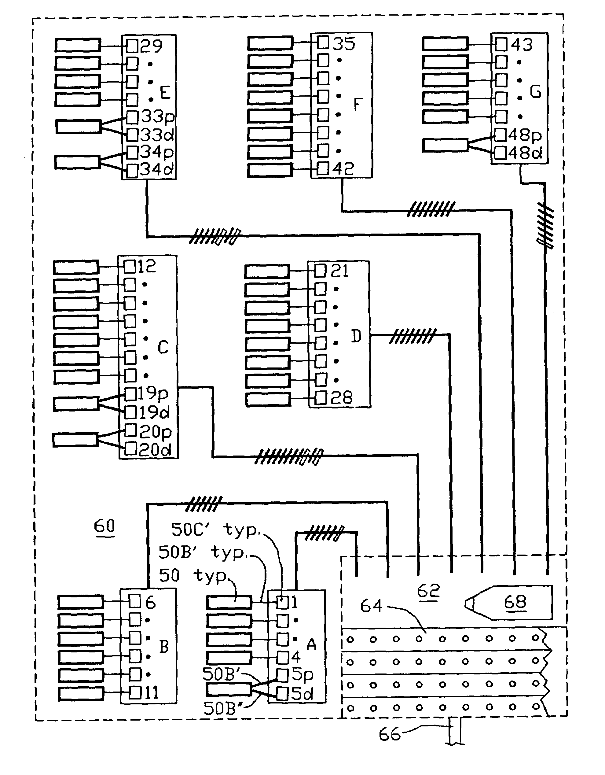 Simultaneous tracing of multiple phone/data cables