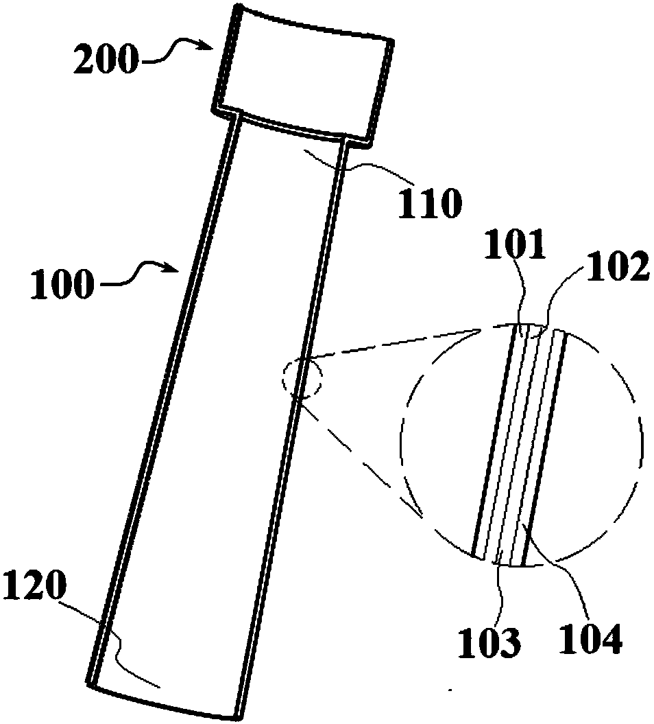 Protective tube for molten steel tapping process