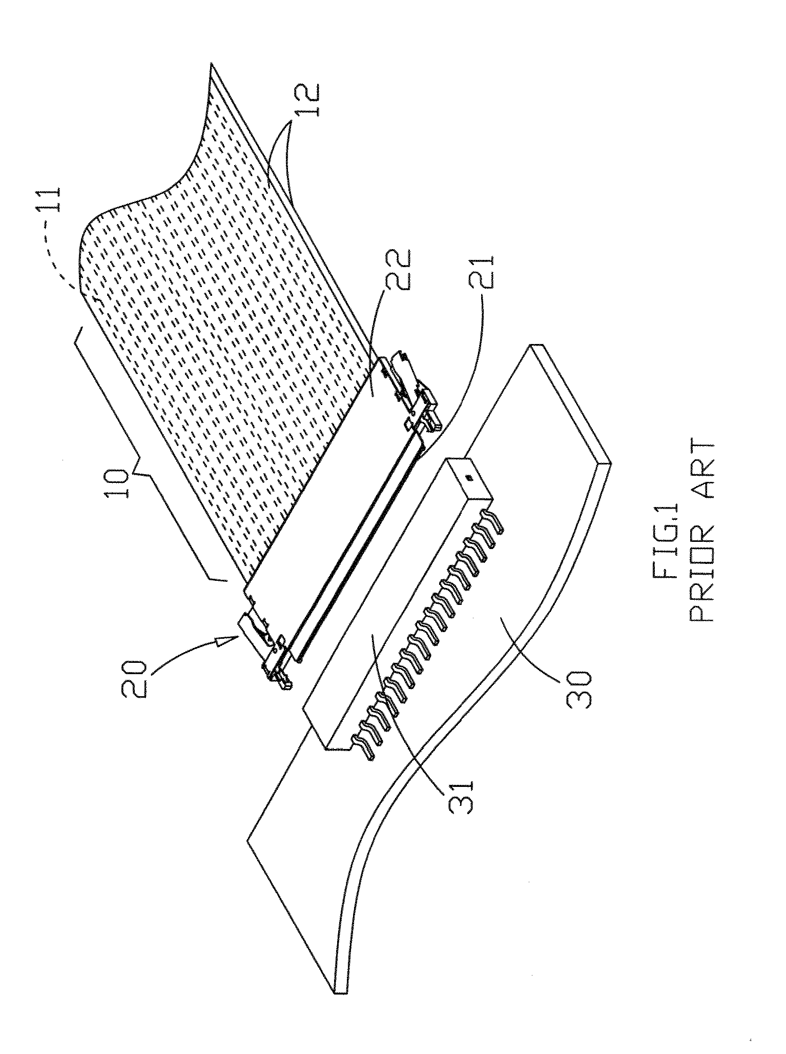 Flat cable connection wire assembly applicable for signal transmission interface