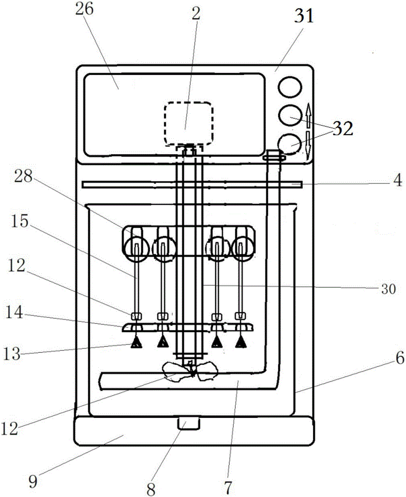 Detecting device for shrinkage temperature of leather based on imaging technology