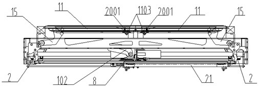 Sliding-plug escape door