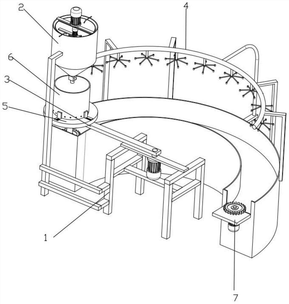 Multi-stage efficient sand washing device