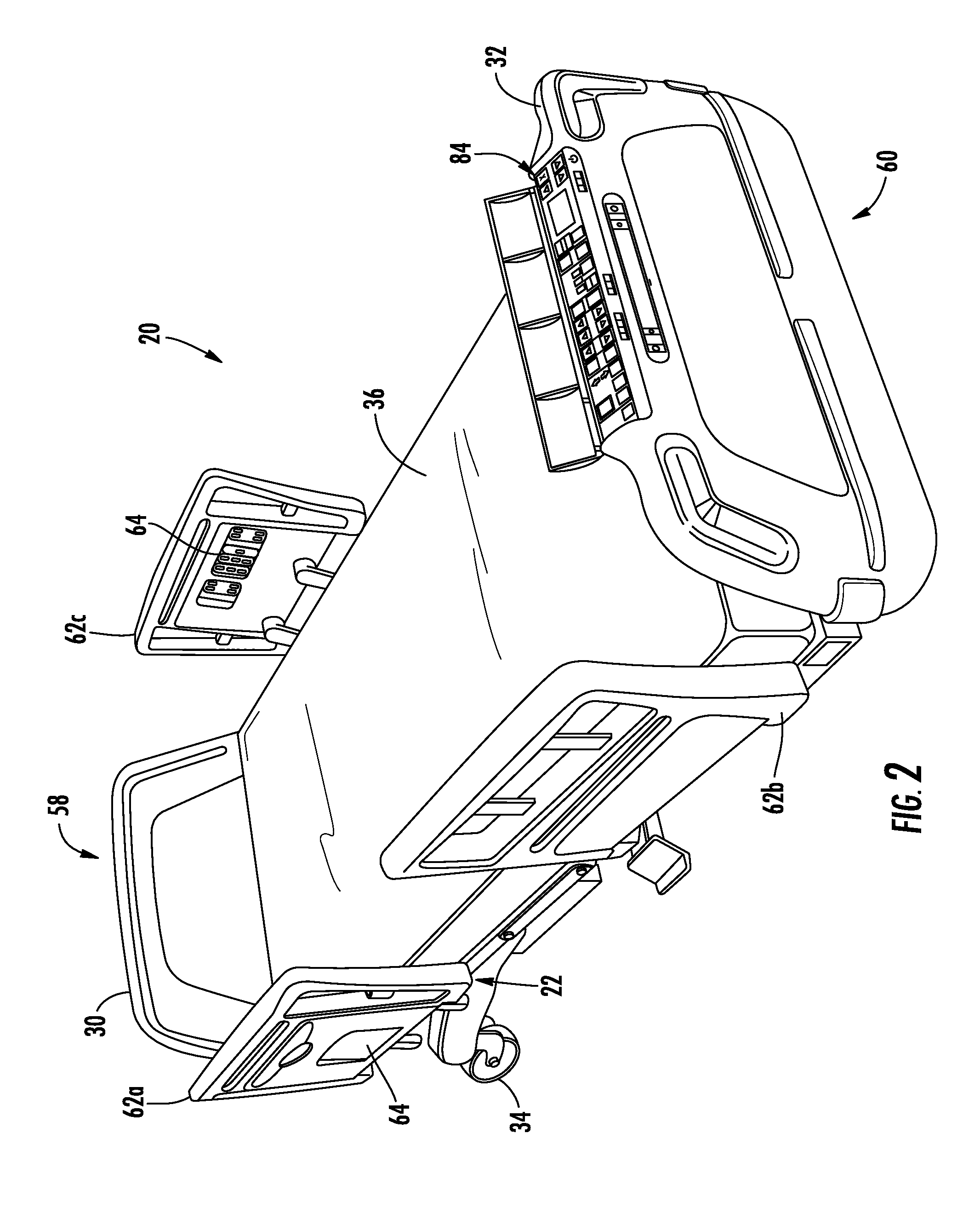 Patient support apparatus and controls therefor