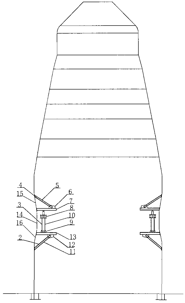 Installation method for quickly removing and replacing middle-section furnace casing of large blast furnace