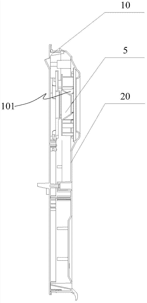 Refrigerator duct structure and air-cooled refrigerator