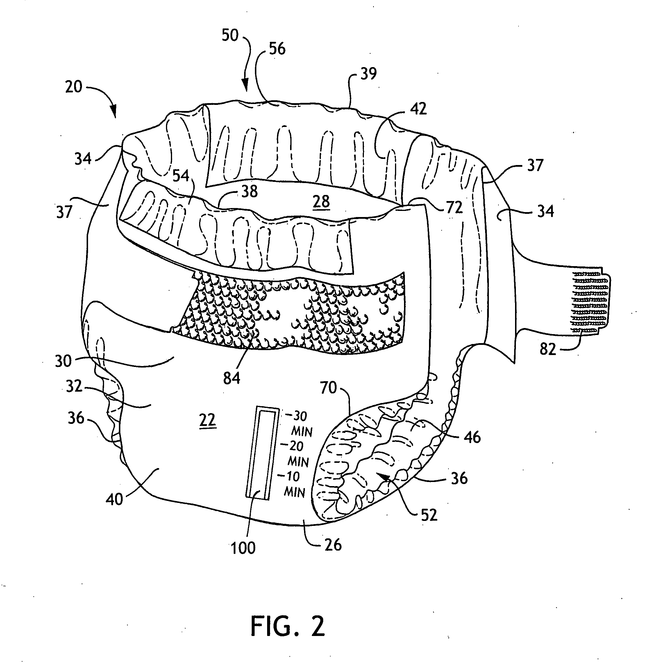 Absorbent articles including a body fluid signaling device