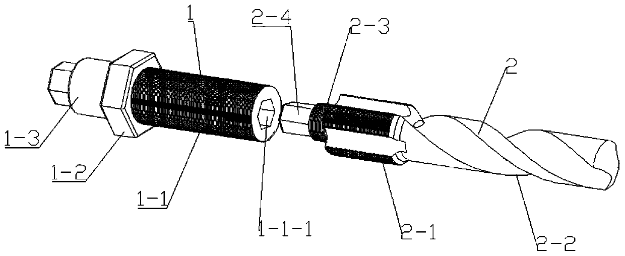 Novel self-tapping drill assembling bolt